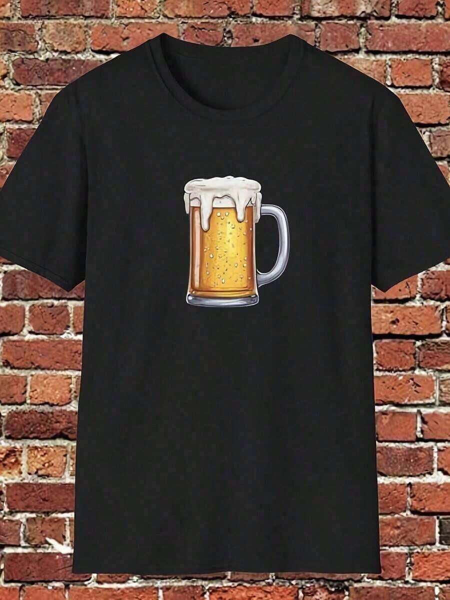 'The Best Invention Since Sliced Bread' T-Shirt -- Casual T-Shirt With Funny Print, 5642% Cotton, Crew Neck, Regular Fit, Perfect Valentine's Day/Christmas Gift For Your Boyfriend/Husband - 樣式 7 - 查看 1