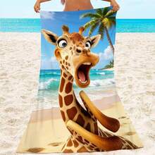 1 pieza Toalla de playa con patrón de lámina de oro ultra suave, adecuada para la playa, fiesta de piscina, vacaciones - Accesorios de playa y piscina - estilo3 - Ver 3