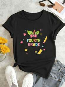 Women T-Shirts - Black - View 2