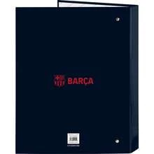 FC Barcelona 巴塞隆納足球俱樂部企業文件夾，4個混合環，25毫米，硬封面，耐用學校活頁夾，開學季適用，海軍藍 - 免費送貨 ✅ 24/48小時送達西班牙大陸 - 資料夾(2) - View 3