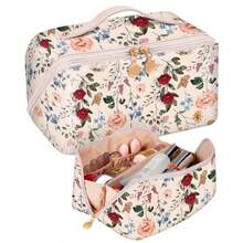 Bistup Bolsa de maquillaje con cierre media, , Mujer - 3 diseños florales clásicos - Ver 7