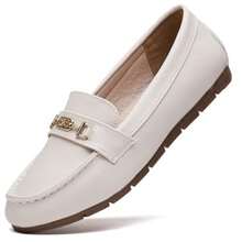 DeYashopin Women's Loafer Shoes Leisure Slip On Work Shoes Comfort Walking Flats - Leopardo - Ver 2