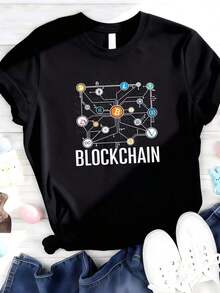 Blockchain - Cryptocurrency Crypto Investor BTC Camiseta Unisex - Negro 2 - Ver 8