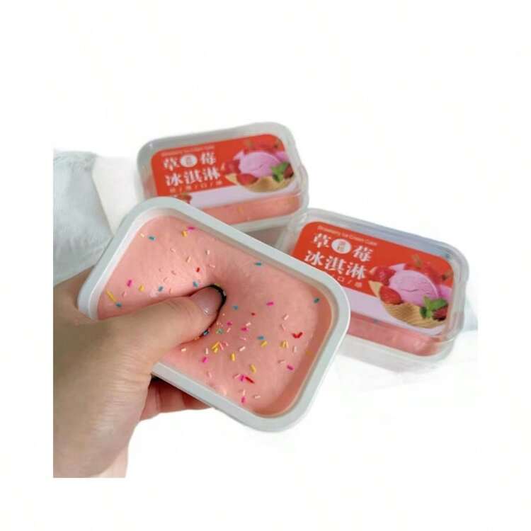 1 Hộp Đồ Chơi Bóp Mềm Hình Bánh Ngọt, Độ Đàn Hồi Chậm, Kết Cấu Gạo Nếp Siêu Mềm, Đồ Chơi Bóp Giảm Căng Thẳng, Đồ Chơi Giảm Áp Lực Hình Món Tráng Miệng Dễ Thương, Món Quà Tốt Nhất Cho Ngày Nhà Giáo/Lễ Tốt Nghiệp Dành Cho Người Lớn & Phụ Nữ - Nhiều màu - Xem 9