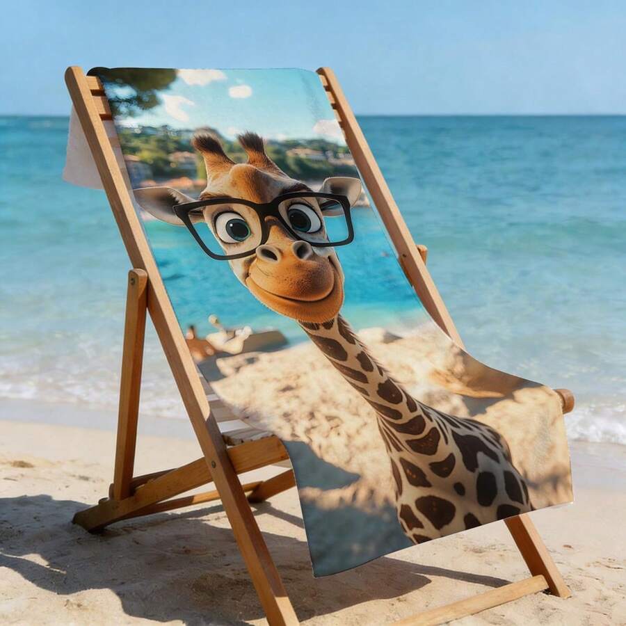 1 pieza Toalla de playa con patrón de lámina de oro ultra suave, adecuada para la playa, fiesta de piscina, vacaciones - Accesorios de playa y piscina - estilo5 - Ver 1