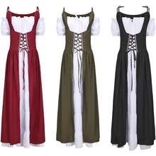 Women Maxi Dresses - Green [lace Trim] - View 4