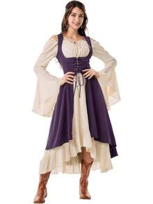 Women Maxi Dresses - Black - View 7