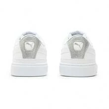 Puma 女款經典時尚舒適運動休閒滑板鞋 白色運動鞋 38638202 - 白色 - 查看 5
