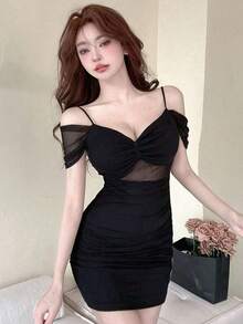 Women Midi Dresses - White - View 4