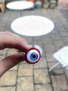 Movie-Quality Prop, Prank Toy, Horror Prop, Bloody Eyeball, Eye, Eyeball, Gag Gift, April Fool's Day Toy, Party Surprise Toy, Cheap, Photography And Special Effects, Excellent Scare Effect (Pupil Color Random) Halloween - Multicolor - View 9