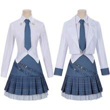 COS Cosplay Costume In White Uniform, Role-Playing Outfit, Stage Costume, Cosplay Outfit, Performance Costume - 白色 - 查看 4