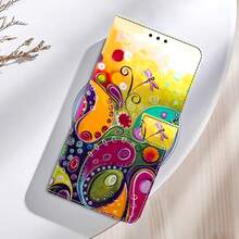 GLANDOTU PU Leather Phone Case With Card Slot And Stand, Compatible With Multiple Phone Brands And Models - Multicolor - View 2