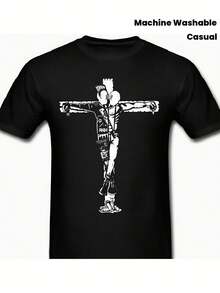 Men T-Shirts - Black - View 7