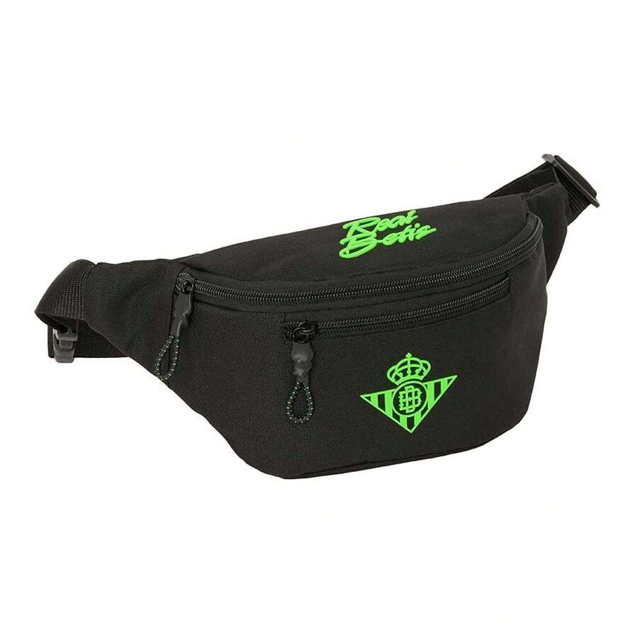 | Unisex Waist Bag Real Betis Balompié, Official License, Large Main Compartment With Zipper, Front Pocket And Adjustable Strap With PVC Closure, One Size, Ideal For Travel And Stadium - Fanny Pack (2) - View 1