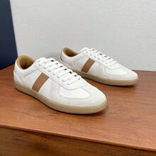 Zapatos casuales unisex, talla 36-45, zapatos casuales de mujer y zapatos deportivos de hombre, zapatos planos de suela blanda con cordones, zapatos cómodos y livianos de hombre para uso diario, de corte bajo,,,,,25 nuevos modelos populares de zapatillas deportivas para hombre, clásicas, sencillas y elegantes, de cuero, de caña baja, con cordones, de moda, casuales y modernas, estilo alemán. - Estilo 1 - Ver 8