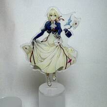 This Violet Evergarden 2D Acrylic Stand Is A Popular Anime Collectible Featuring The Character From "Violet Evergarden". Combining The Beautiful Character Image With High-Transparency Acrylic Craftsmanship, It Is A Fashionable And Exquisite Decoration Piece, Suitable For Placing On Desktops, Display Cabinets, And Collection Shelves. - Multicolor - View 11