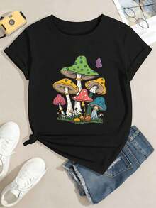 Women T-Shirts - Black - View 2