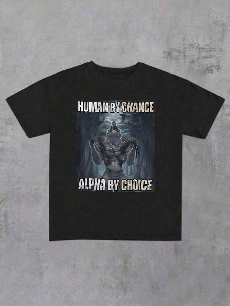Camisetas de mujer, ropa de verano a la moda con estampado de letras de anime, cuello redondo y manga corta, camiseta moderna para la graduación 2026, ropa para fiestas de verano, top casual retro holgado, cómodo y transpirable, esencial para el verano, camiseta de anime, camiseta clásica, camiseta unisex de algodón puro de anime japonés, ropa de verano para hombre, ropa Y2K, camiseta vintage elegante, camiseta holgada de manga corta, camiseta divertida con estampado en la manga, conjuntos de verano, atuendo para conciertos de rock, tops de vacaciones, tops casuales de verano, ropa casual cómoda para exteriores, conjuntos familiares a juego, camiseta gráfica, corte regular, suave y ligera, para amantes de la cultura pop, estilo urbano, regalo imprescindible para entusiastas de la moda, regalo perfecto para hombres y mujeres, camiseta de cuel - Negro - Ver 1