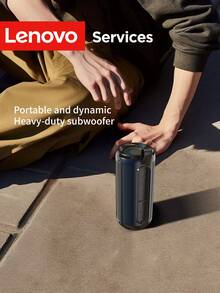 Speaker Bluetooth Lenovo D02, Volume & Kualitas Suara Tinggi, Speaker Super Bass Portabel Tahan Air untuk Luar Ruangan - View 6