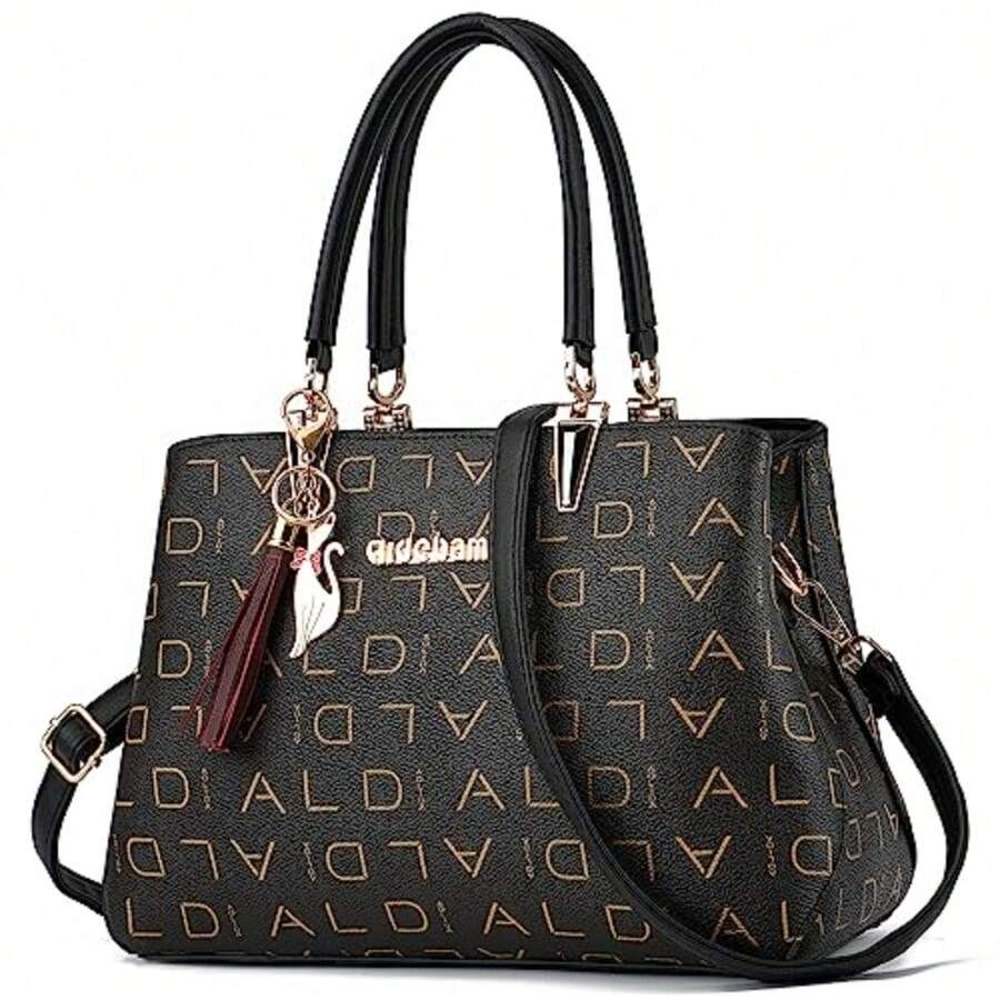 ALARION Womens Purses And Handbags Shoulder Bag Ladies Designer Satchel Messenger Tote Bag - 1-lager-black - 查看 1