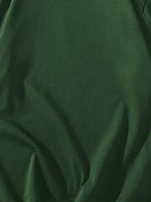 Plus Size Men's Round Neck Short Sleeve T-Shirt, Simple And Fashionable, Suitable For Summer Wear - Green - View 9