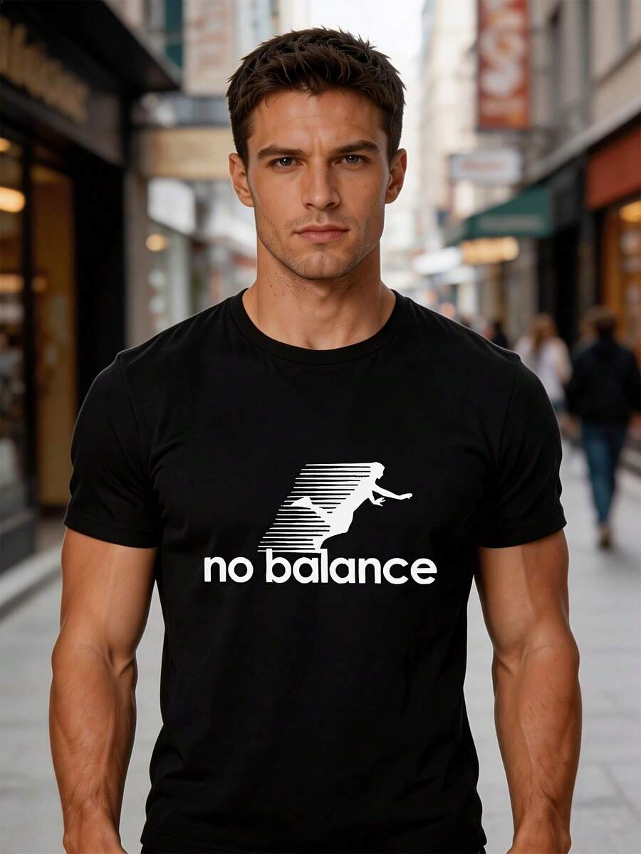 Men T-Shirts - 黑色 - 查看 1