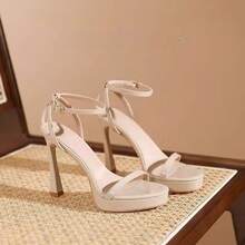 Women Pumps - Apricot Color, 10cm [Upgraded Version] - View 11