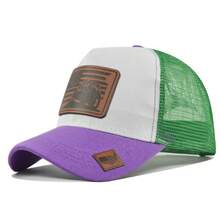 Polo de golf , Gorra de golf, Gorra de golf, Gorra de golf, Para hombre, Para mujer, Gorra con visera, Sombrero de sol para mujer, Gorra de béisbol de malla con pico de pato y etiqueta de cuero LA Tractor, Gorra con visera bordada, Gorra de malla para verano con protección solar 2026 - CM678-35 Café y Verde - Ver 36
