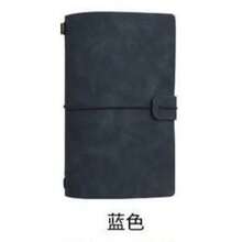 1pc Minimalist A6 Size Portable Leather Cover Notebook School Supplies - A6 - View 6