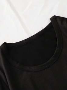 Women T-Shirts - Black - View 6