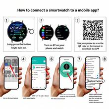 Nuevo reloj inteligente deportivo de pantalla táctil de alta definición y pantalla completa, para hombres y mujeres. Permite marcar y contestar llamadas, múltiples modos deportivos, notificación de llamadas entrantes y alarmas, reloj inteligente multifuncional, regalo ideal - Ver 5