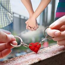 Gantungan Kunci Bentuk Hati, Gantungan Kunci Pasangan Serasi, Hadiah Pernikahan, Hadiah untuknya, Hadiah untuknya, Hadiah Ulang Tahun, Hadiah Hari Valentine, Hadiah Tahun Baru, Hadiah untuk Sahabat - MultiWarna - View 6