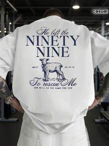 Estilo casual muy versátil para todas las estaciones, camiseta de manga corta para hombre muy versátil. - Blanco - Ver 1