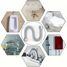 Stainless Steel Anti-Explosion Corrugated Flexible Hose, Soft Water Supply Pipe, Universal Connector For Toilet, Water Heater Faucet - Hose - View 1