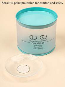 16/6/2pcs Women's Invisible Transparent Nipple Covers, Ultra-Thin Reusable Silicone Anti-Exposure Pads, Suitable For Backless Dresses, Wedding, Party, Sports Bra, Breast Pads, With Storage Box, Skin-Friendly Lightweight - Multicolor - View 5