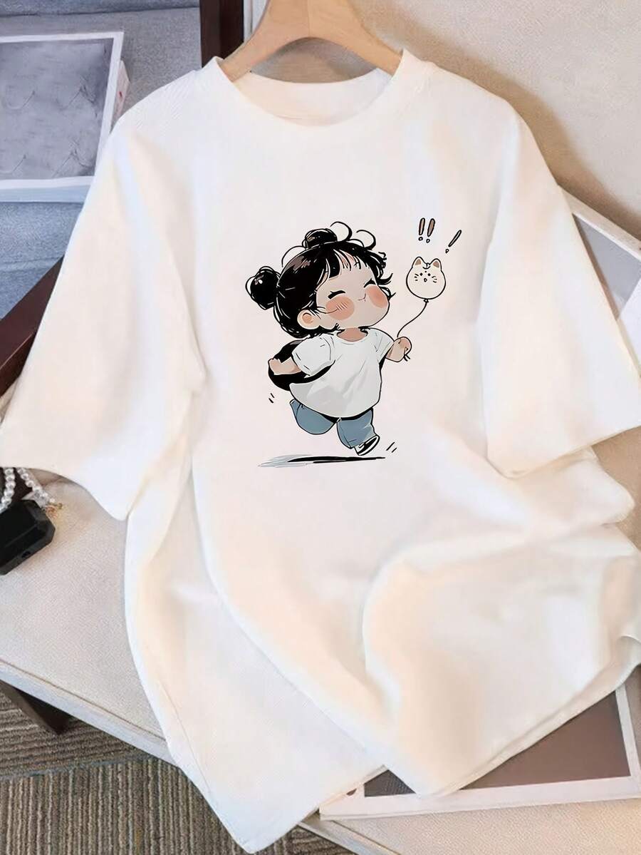 Women T-Shirts - [White] - View 1