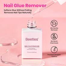Beetles 224Pcs Tipex Instant Apex Nail Tips Kit, Reinforced Apex Strong Long-Lasting, 20g Solid Nail Glue, Mini UV Lamp Base & Top Coat Manicure Set - Hình vuông ngắn - Xem 6