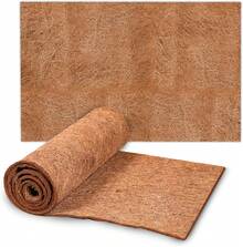SunGrow Coco Fiber Hermit Crab &Amp; Reptile Carpet, Gecko Terrarium Liner, And Floor Bedding Substrate &Amp; Supplies, Climbing Wall Carpet &Amp; Mat For Hermit Crabs, 10" X 13", 1 Piece Per Pack - White - View 1