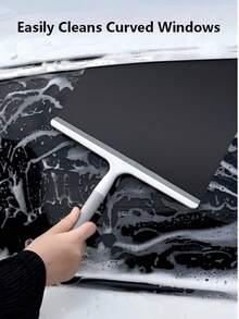 1/2pcs Professional Grade Wide Seamless Glass Squeegee - Durable Multi-Purpose Glass Scraper Suitable For Shower Doors, Car Windows, Tile Walls - Efficient Household Cleaning Tool, Window Cleaning Tool - A - View 8