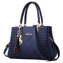 ALARION Womens Purses And Handbags Shoulder Bag Ladies Designer Satchel Messenger Tote Bag - 1-藍色 - 查看 8