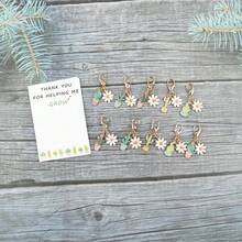 5pcs/10pcs Cactus & White Flower Keychains, Paired With A Card That Says Thank You For Helping Me Grow, Making It An Ideal Gift For Teachers, Coaches, Mentors, Parents, And Friends. Perfect Additions And Gifts - Multicolor - View 4