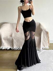 Women Skirts - Black - View 4