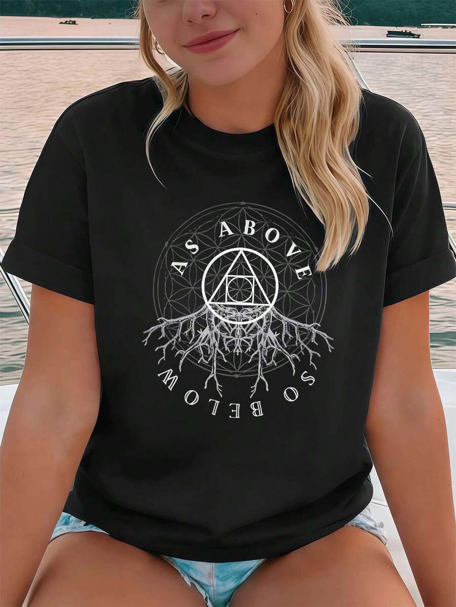 Women T-Shirts - Black - View 1
