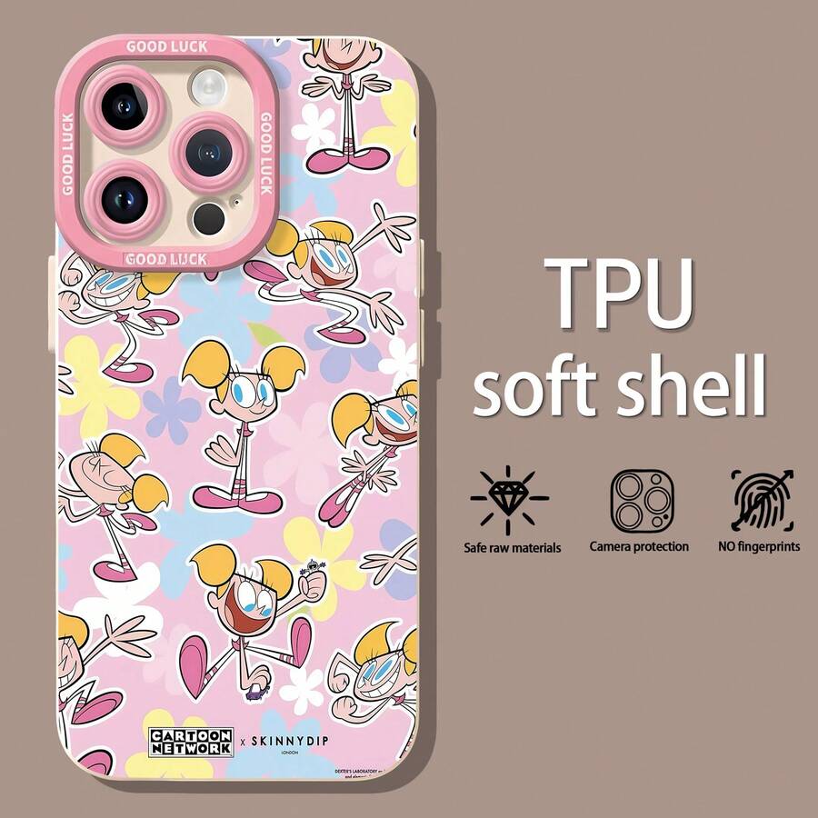 Tema de dibujos animados florales rosas de Dee Deefunda de teléfono Fundas compatibles con ,Apple,VIVO,OPPO,,, y Honor.Fabricadas en silicona TPU,ofrecen protección contra golpes y caídas.regalos para mamá - Blanco - Ver 1