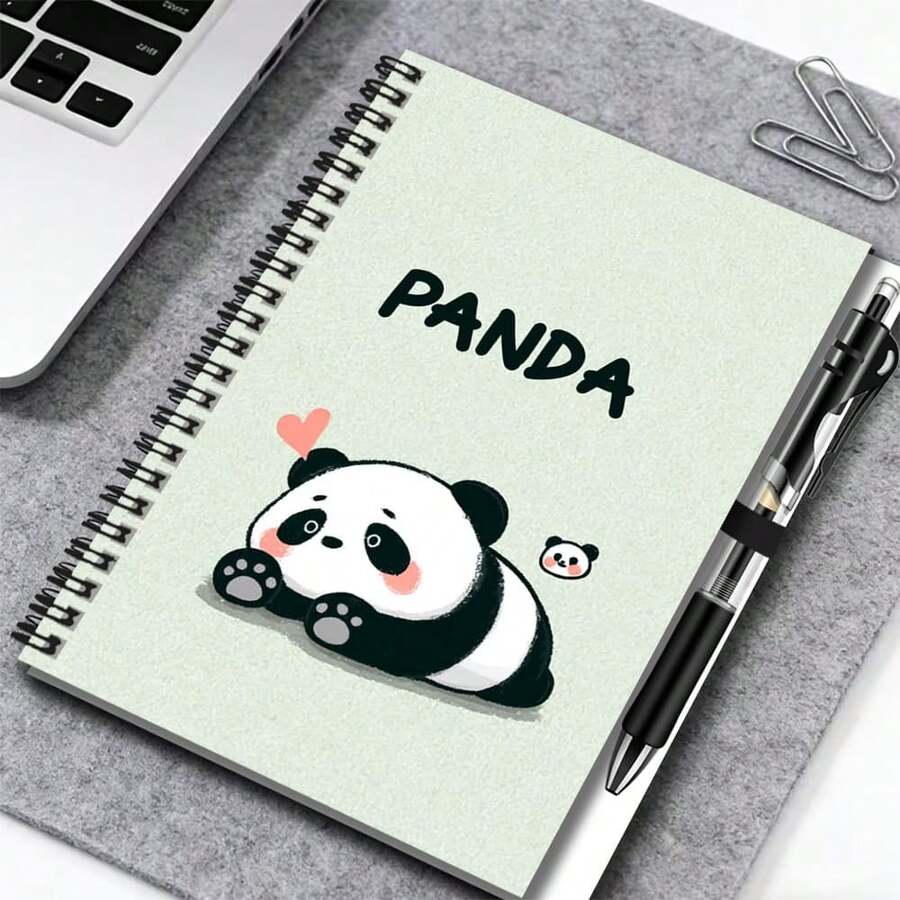 一套可爱卡通熊猫螺旋笔记本套装,含笔,100页大容量,适合工作、学习和日常记录。精美封面设计,非常适合用作日记、计划本。是毕业、生日和其他场合的理想礼物。实用的备忘录功能,帮助您整理生活,带来良好的写作心情。 - C - 查看 1
