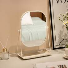 1pc Minimalist Freestanding Makeup Mirror, Home/Dorm Vanity Mirror - Multicolor - View 12
