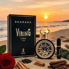 Bharara Viking Series Four Neutral Perfume Spray, 3.4oz100ml, Citrus Wood Flower Fragrance, Lasting Fragrance, Suitable For Any Place, Noble And Luxurious Gift Box Packaging, Perfect Choice For Gifts - đen - Xem 3