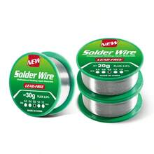 20g/50g/100g Sn99.3-Cu0.7 Lead-Free Solder Wire, 0.6/0.8/1.0mm Rosin Core, For Electrical Repair And Welding - A - View 1