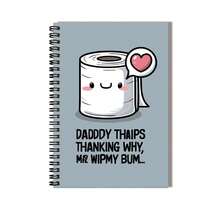 100-Page/50-Sheet Cute Cartoon Toilet Paper Pattern Spiral Notebook, Suitable For Work Records, Study Notes, Diary Writing, Daily Planning, Memo, And Makes A Great Gift For Graduation, Birthday, Etc. Practical And Fun, Adds A Bright Touch To Your Note-Taking. - I - View 3