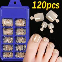120-Piece French Manicure Set In 9 Colors, Short Square Style, Full Coverage Press-On Nails In Summer Pink And Glossy Brown. - Clear - View 1